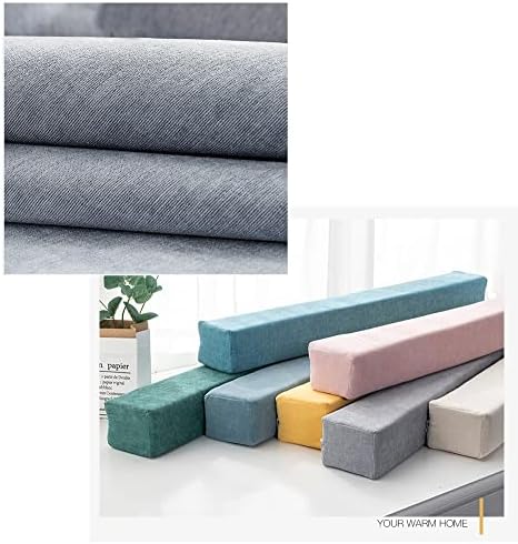 Long Bed Gap Filler Support Pillow Beige 20X8X80cm