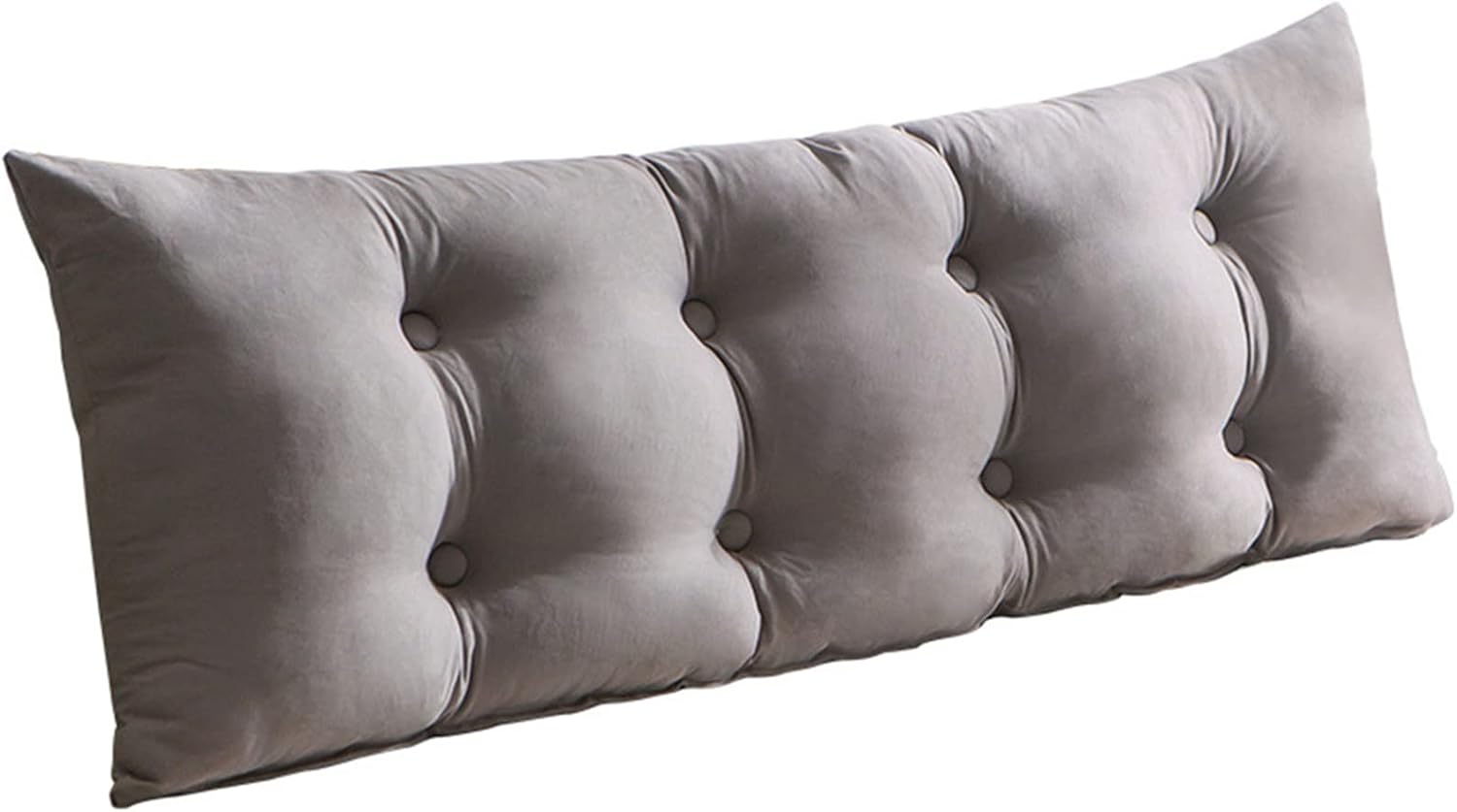 ZZYK Soft Reading Bed Rest Pillow Large Bolster - Grey 47