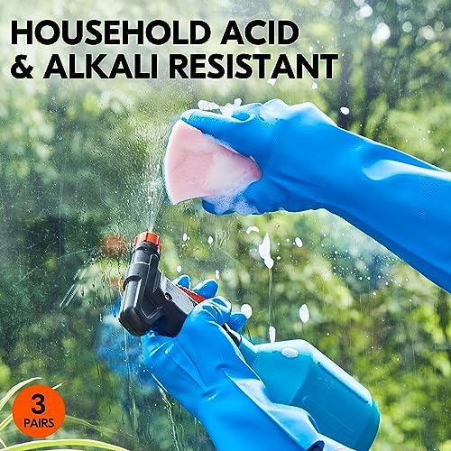 Vgo Reusable Heavy Duty Nitrile Gloves