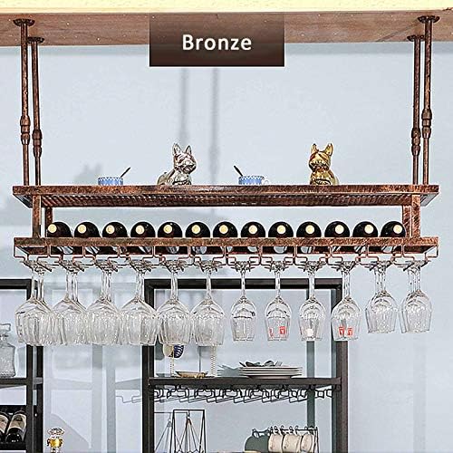 Wall-Mounted Wine Rack with 100cm Capacity