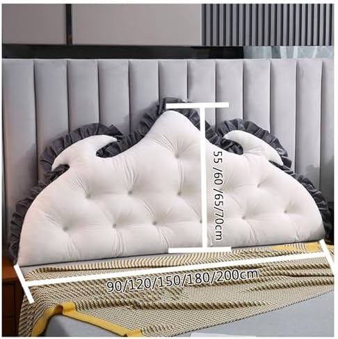 HACSYP Headboard Wedge Pillow - Reading and Lumbar Support Cushion