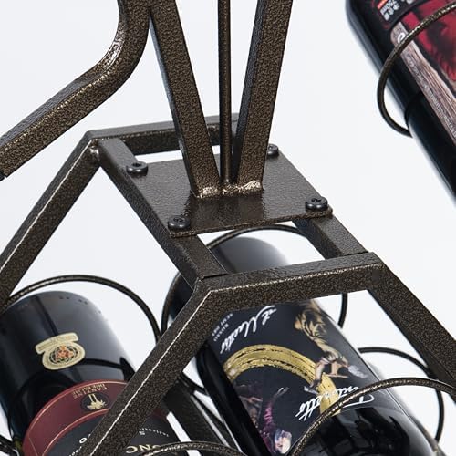 JOIN IRON 20 Bottle Stackable Wine Rack