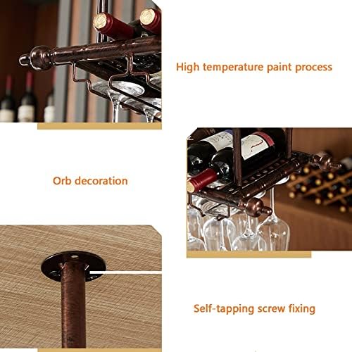 Hanging Wine Rack with Adjustable Height and Width