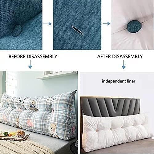YOODODO Wedge Pillow with Removable Liner and Pocket