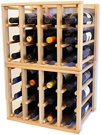 sfDisplaycomLLC 24-Bottle Wine Rack Stackable