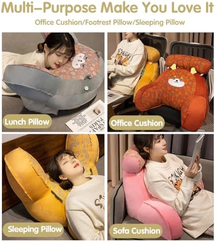 Reading Pillow for Adults - Detachable Neck Support with Armrests