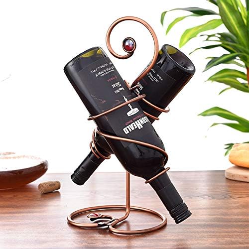 Creative Freestanding Wine Rack for 2 Bottles