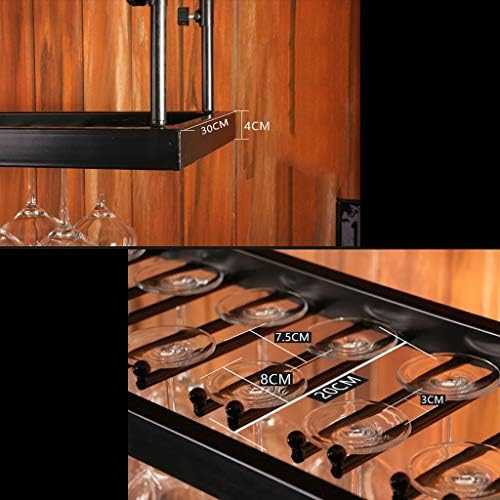 ZJDYDY Wall-Mounted Wine Rack Bronze Frame