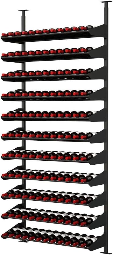 Ultra Wine Racks Showcase Cork Out Wine Display - Black 1