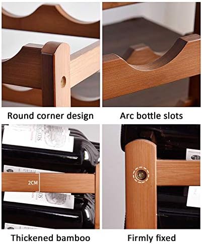 Stylish 3-Tier Wine Rack for Home Bar and Kitchen