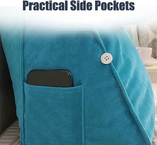 ZSPINJIA Wedge Pillow Triangle Reading Cushion for Back Support