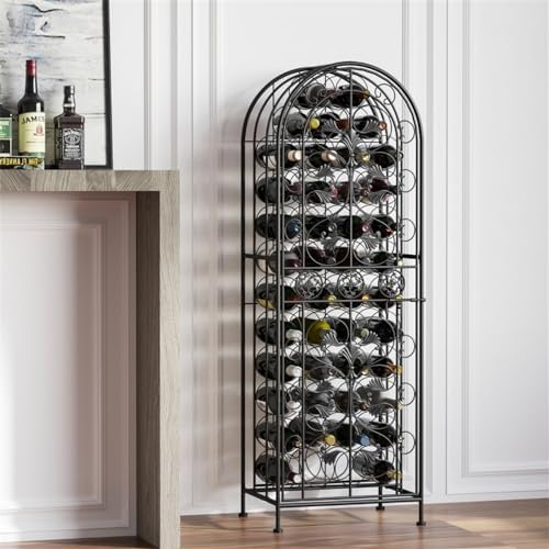 DESIGNSCAPE3D Wine Rack Cabinet - Secure 45-Bottle Storage