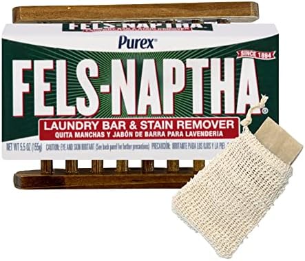 Fels-Naptha Laundry Bar Soap and Stain Remover Bundle