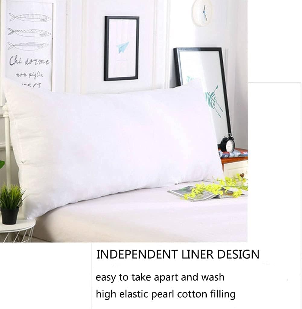 YOODODO Triangular Wedge Cushion Grey 180x50x20cm