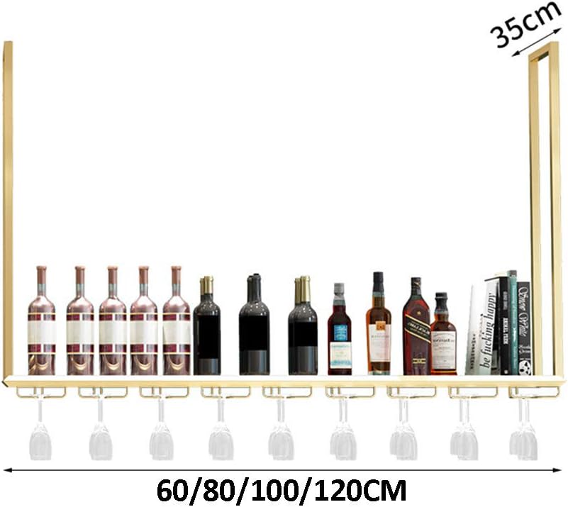 Suuim Wall-Mounted Wine Rack Durable Metal Wine Bottle Holder