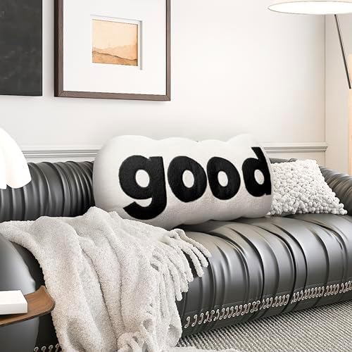 Johnear Headboard Pillow White Plush Reading Support 1