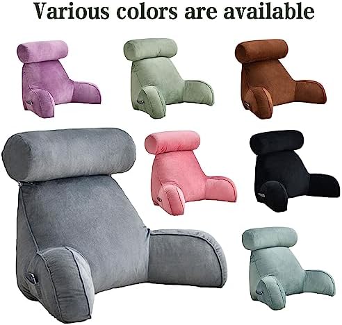 Comfort Reading Pillow with Neck Support Purple