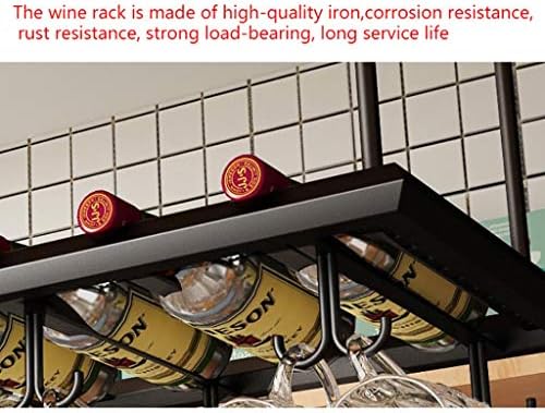 Adjustable Height Metal Wine Glass Frame Ceiling Rack