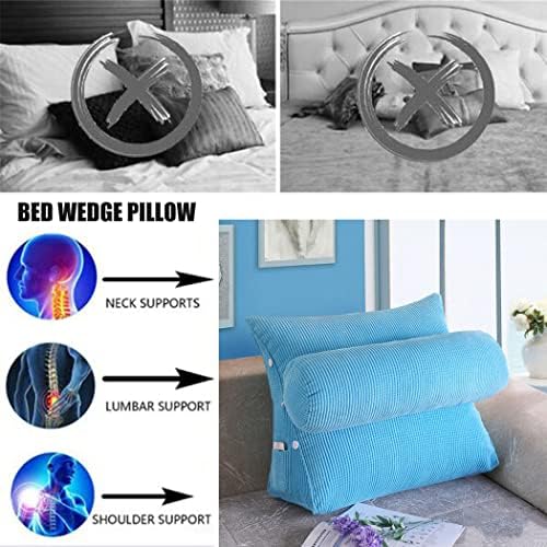 ZZYK Adjustable Reading Throw Pillow with Back Support