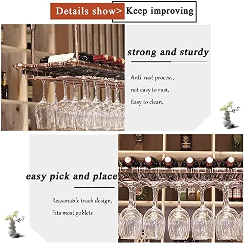 ZJDYDY Wall-Mounted Wine Rack 60X30Cm Metal Storage Shelf