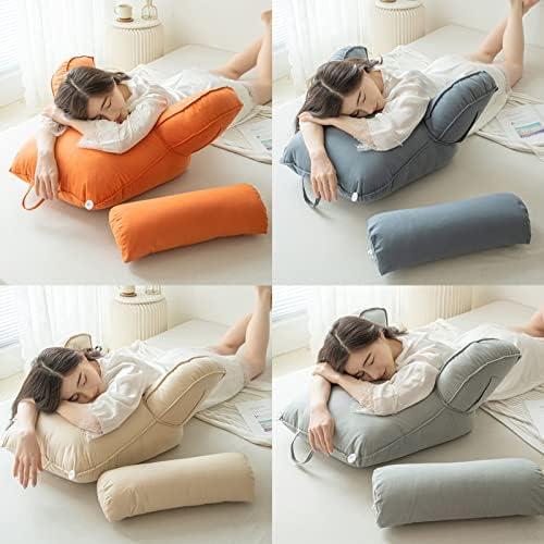 SARUEL Extra Large Lumbar Support Reading Pillow with Neck and Arm Rest