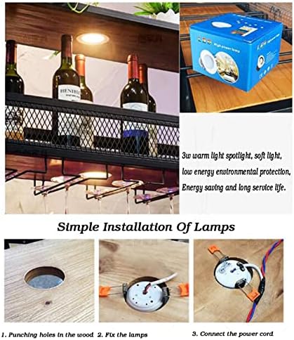 Ceiling Wine Rack with Glass Holder and Flower Stand