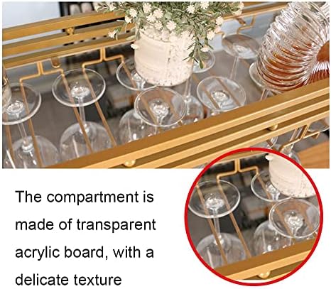Modern Ceiling Wine Rack with Storage Shelves and Holder