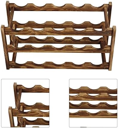 Jeanoko 3 Layer Wine Rack for Home Decor