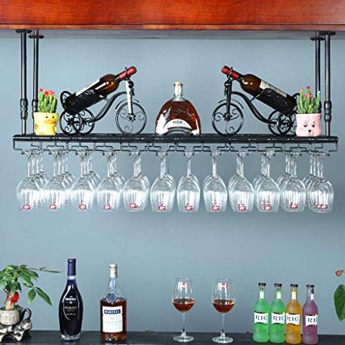 ZJDYDY Adjustable Ceiling Wine Rack