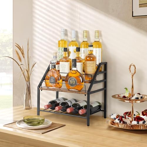 VINAEMO 3-Tier Wine Rack Tabletop