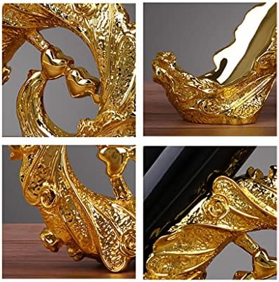 BIOMICE Gold Peacock Resin Wine Rack