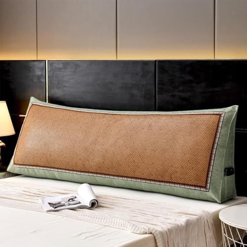 Triangle Headboard Pillow with Removable Cover and Back Support