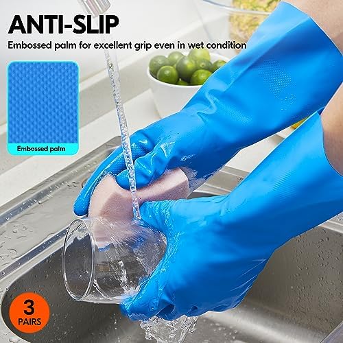 Vgo Reusable Heavy Duty Nitrile Gloves