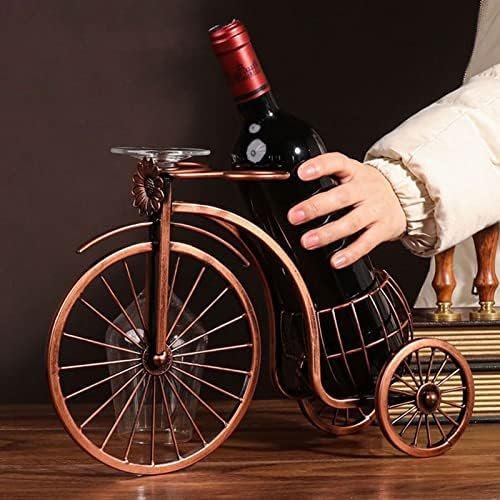 BWANGIAO Tricycle Wine Rack for Single Bottle