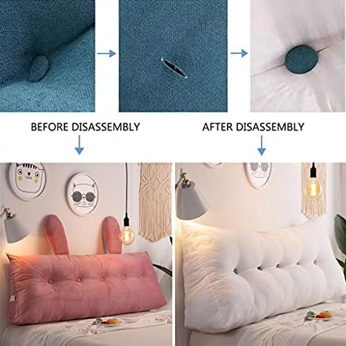 ZZYK Triangular Headboard Pillow - Dark Pink 314inch