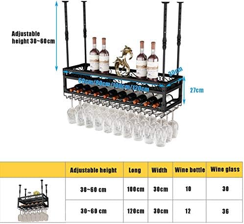 Adjustable 2-Layer Wall-Mounted Wine Rack Holder