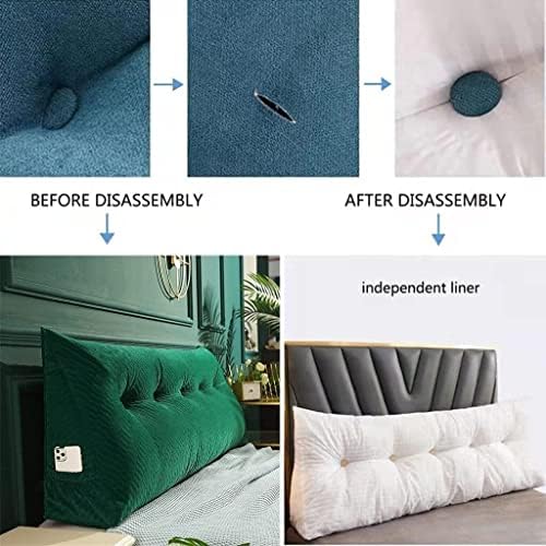 YOODODO Triangular Wedge Pillow for Reading and Back Support