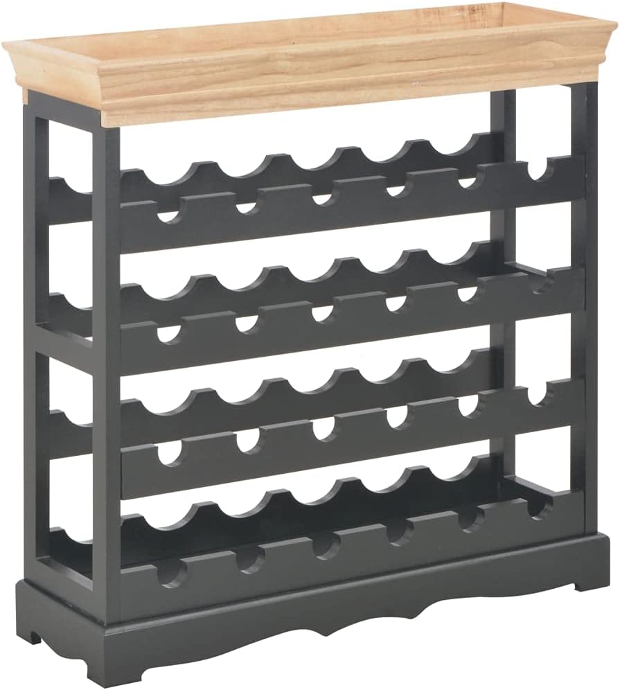 YITHOPI Freestanding Wine Rack Black 276x89x278