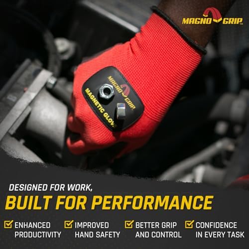 MagnoGrip 2-Pair Nitrile Gloves with Magnetic Storage