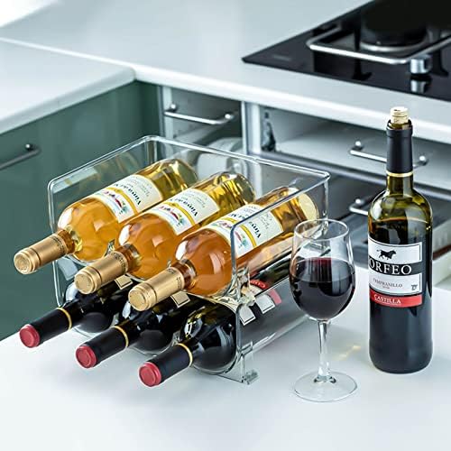 ZJYWMM 6-Bottle Freestanding Wine Rack