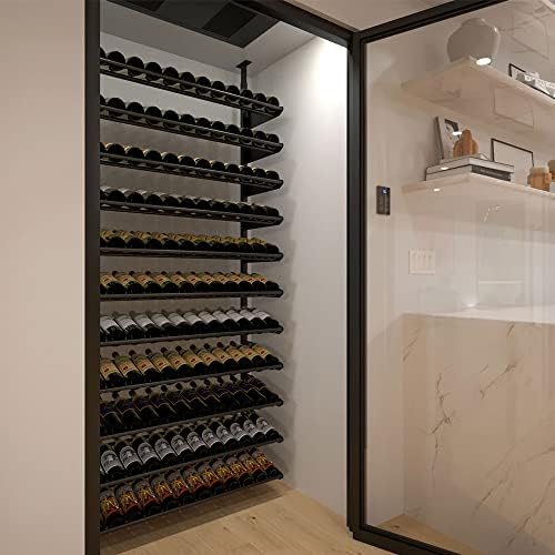 Ultra Wine Racks Showcase Angled Display - Black Modular