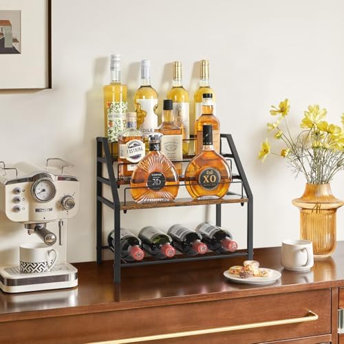 VINAEMO 3-Tier Wine Rack Tabletop