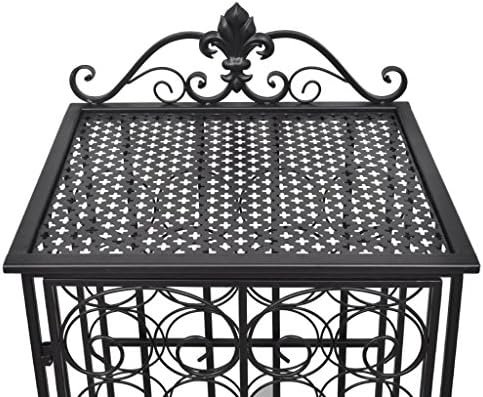 Gecheer Wine Rack for 28 Bottles Metal Strong and Practical 1