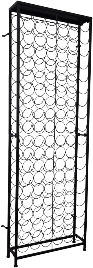 vidaXL 108 Bottle Freestanding Wine Rack
