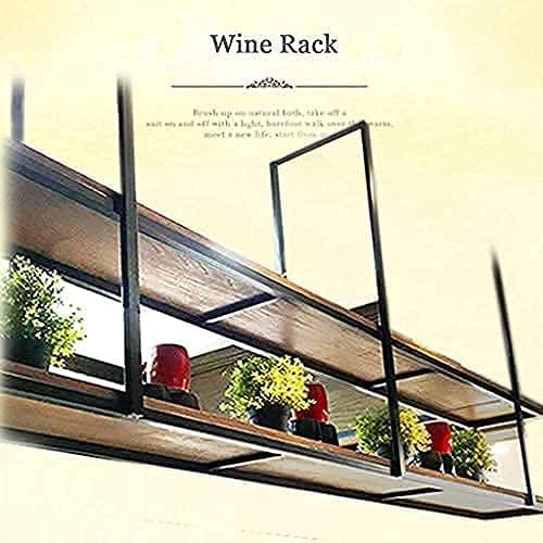 Wooden Wine Rack Wall Mount 140X30Cm