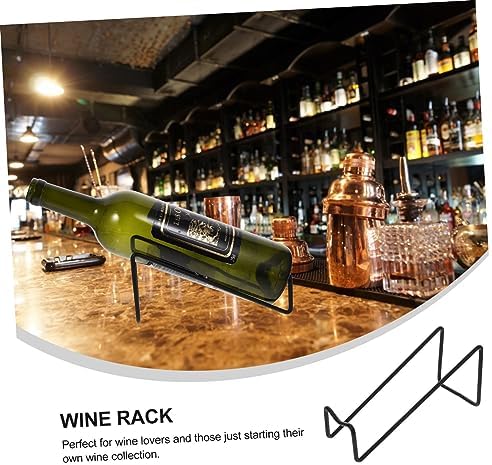 INOOMP 2PCS Metal Wine Rack for Countertop Storage and Display