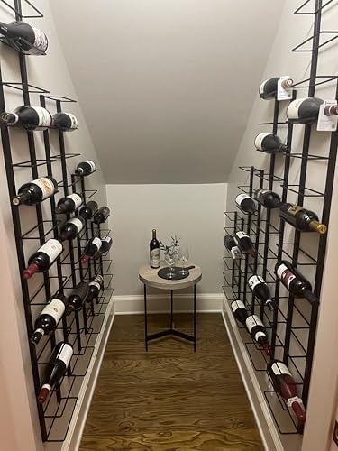 TheRackCo Wall Series - 9 Bottle Wine Rack with Opener