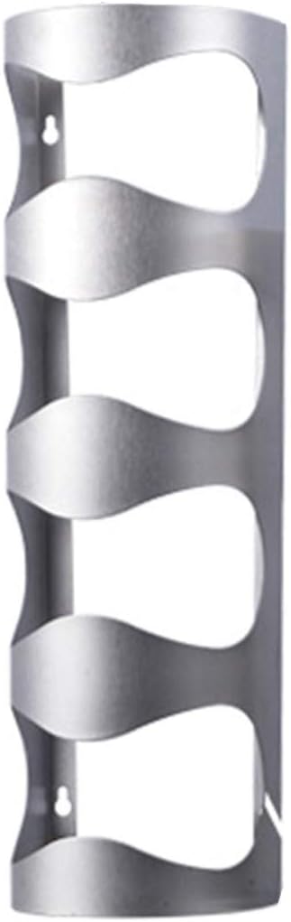 4 Bottles Stainless Steel Wall Mount Wine Holder Rack