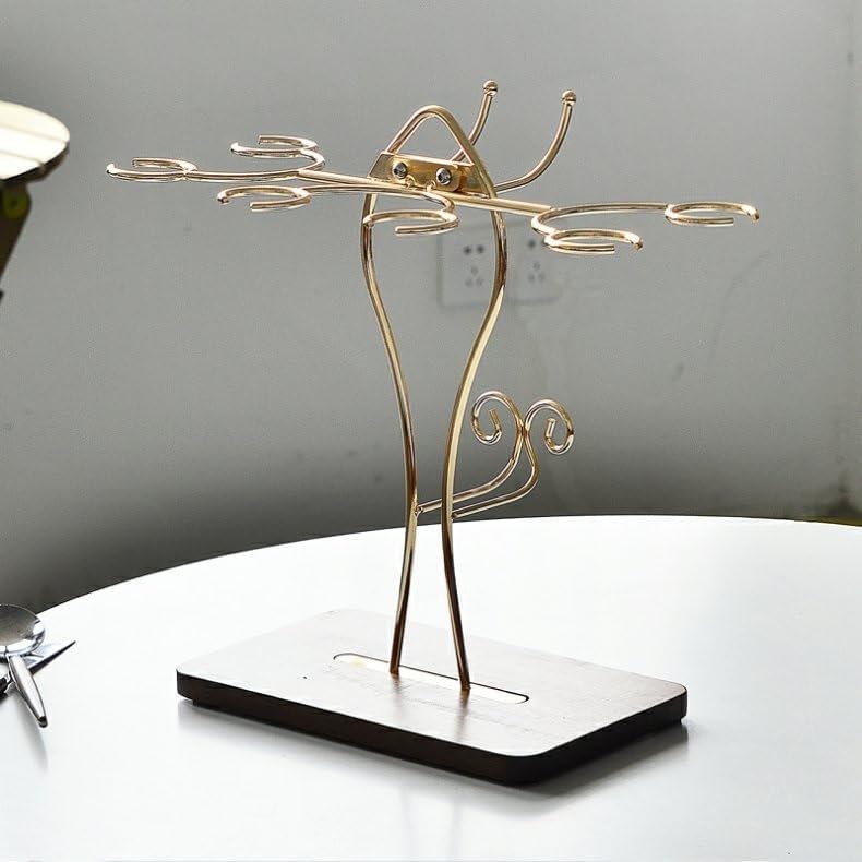 Sturdy Tabletop Wine Rack for 6 Glasses 1