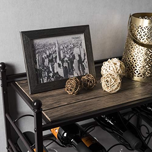Home Zone Living Wine Rack - Freestanding 6-Bottle Storage